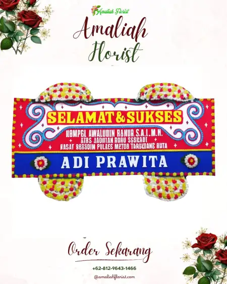 Papan Bunga Ucapan Selamat Pondambea